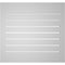 Ekena Millwork Vertical Surface Mount PVC Gable Vent: Functional, w/ 2"W x 2"P Brickmould Sill Frame, 28"W x 26"H GVPVE28X2603SF - alternate 2